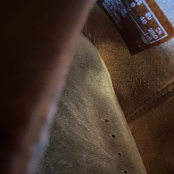 Clarks Brown Leather Slip-on Loafer Wedge Flats Size 9 - Picture 7 of 7